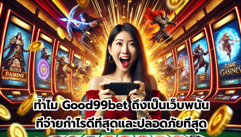 ทำไม Good99bet ถึงเป็นเว็บพนันที่จ่ายกำไรดีที่สุดและปลอดภัยที่สุด