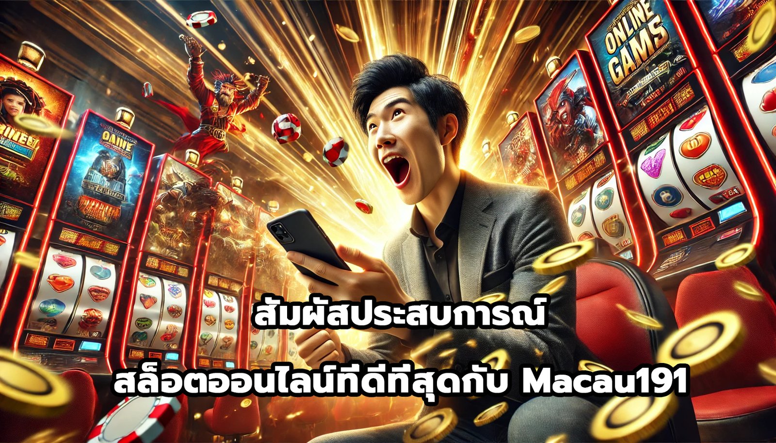 สัมผัสประสบการณ์สล็อตออนไลน์ที่ดีที่สุดกับ Macau191-+13